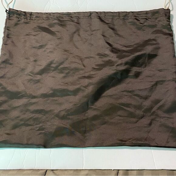 COACH Satin Brown Dust Bag Drawstring 15x19.5 - Picture 3 of 6